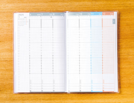 DIARY|Concept|Kokuyo Jibun Techo planner 2025|Product Information|KOKUYO  Stationery