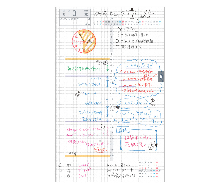 DAYs + meeting minutes and notes