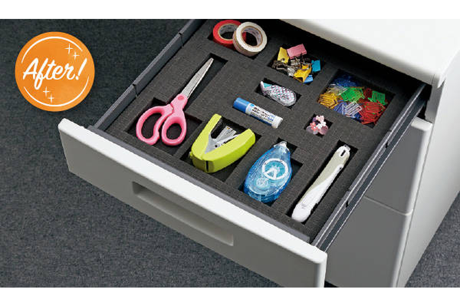 アフターの整理された引き出し