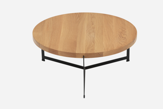 dk3 | PLATEAU リビングテーブル 直径80cm オーク材