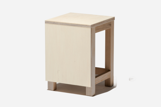 CRAFT SQUARE STOOL 図工椅子 無塗装