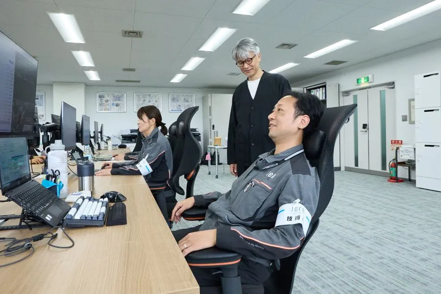 体を倒すだけで、リラックスモードに