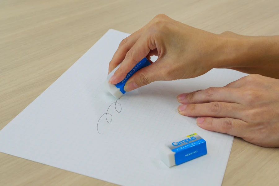 消しゴムの新境地！平行四辺形が追加で叶えた持ちやすさサムネイル