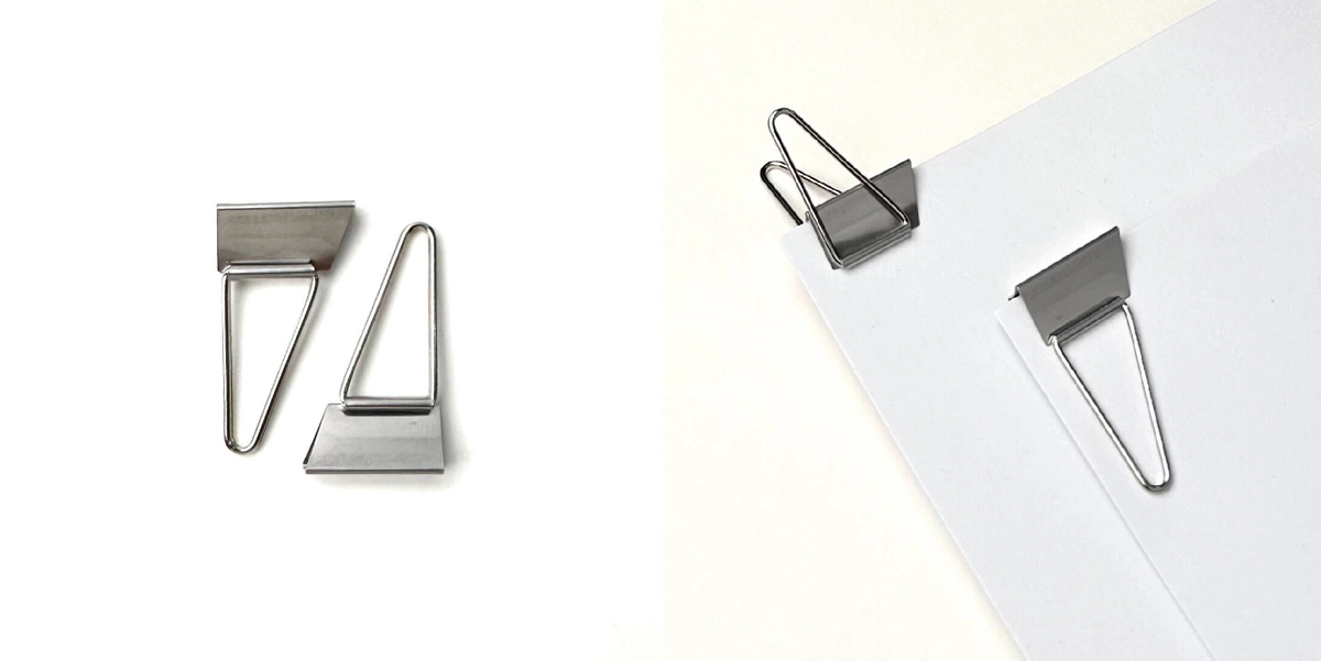 スマートなダブルクリップ