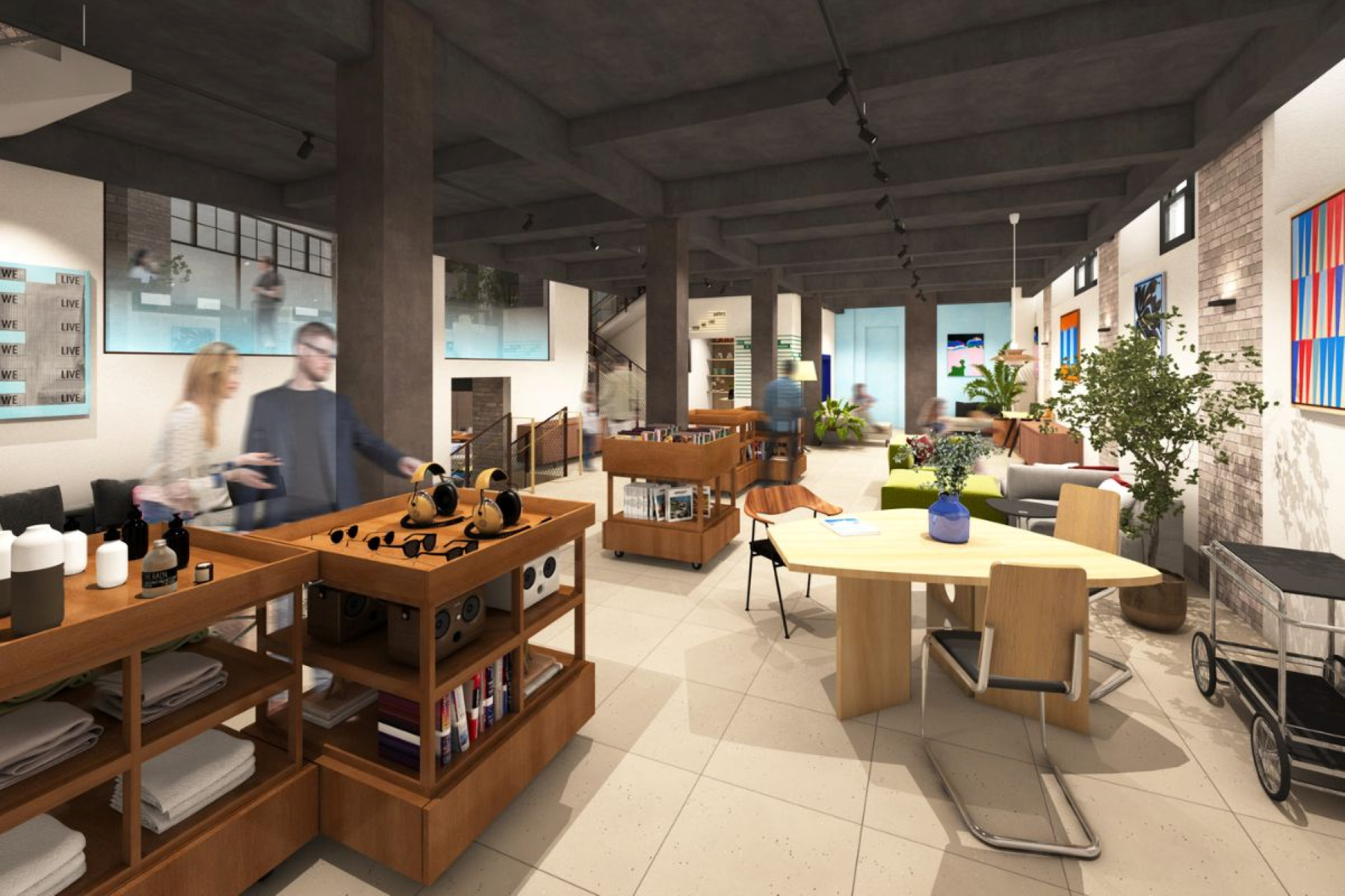 常設店舗内のイメージ