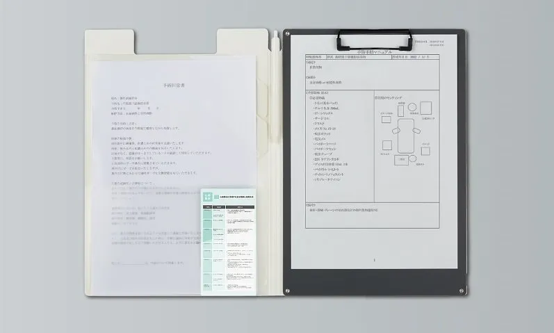 書類がすっきり分けられるクリップホルダー