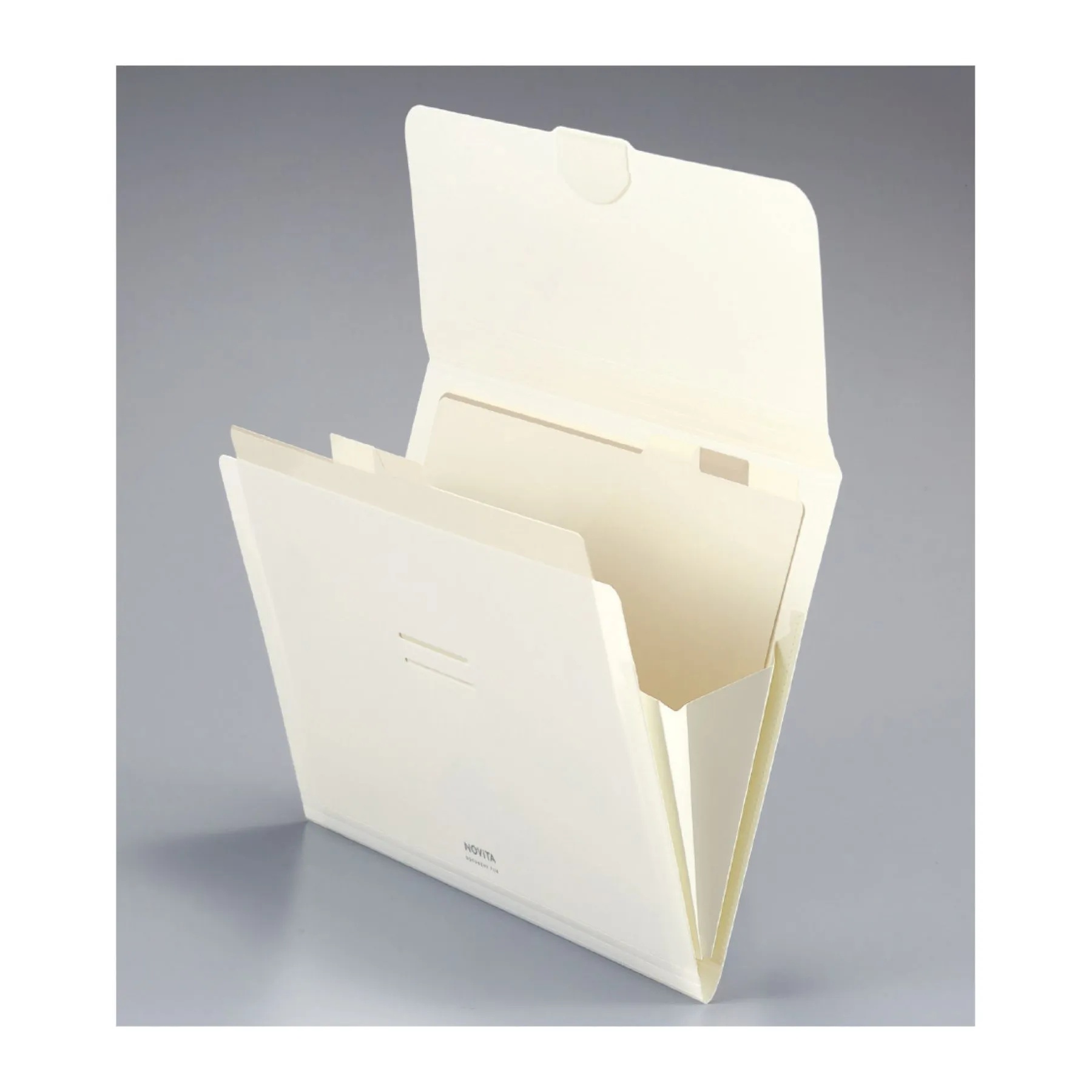 ポケットが大きく開く書類ファイル〈ノビータ〉