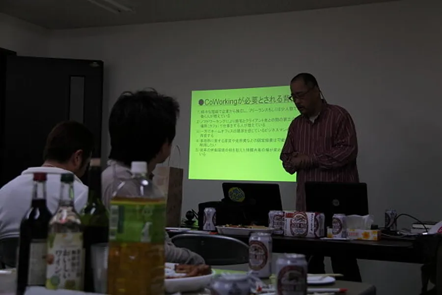 初期の頃のカフーツでの勉強会の様子