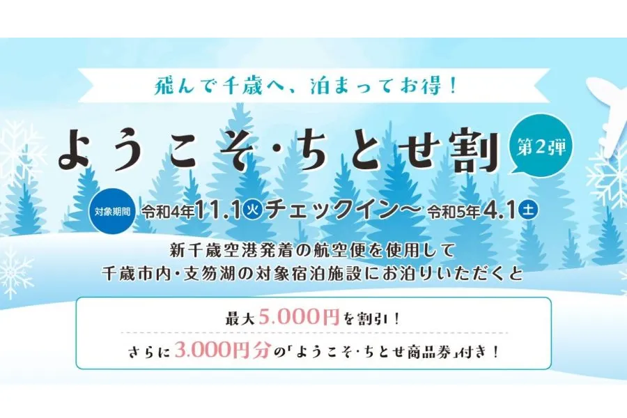 ようこそ・ちとせ商品券