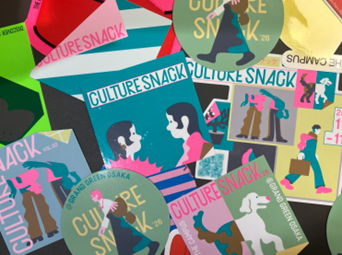 写真：CULTURE SNACK オリジナルステッカー