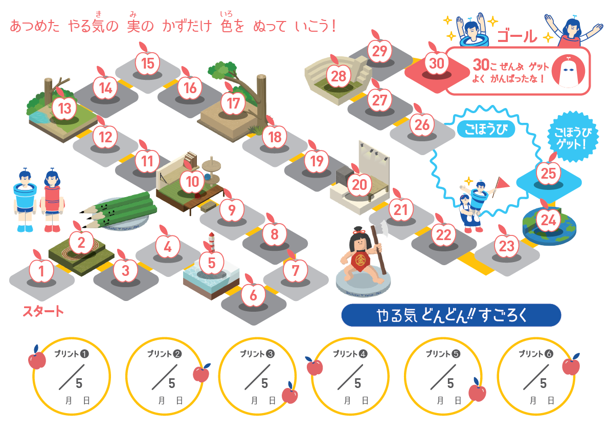 やる気どんどんドリルすごろく