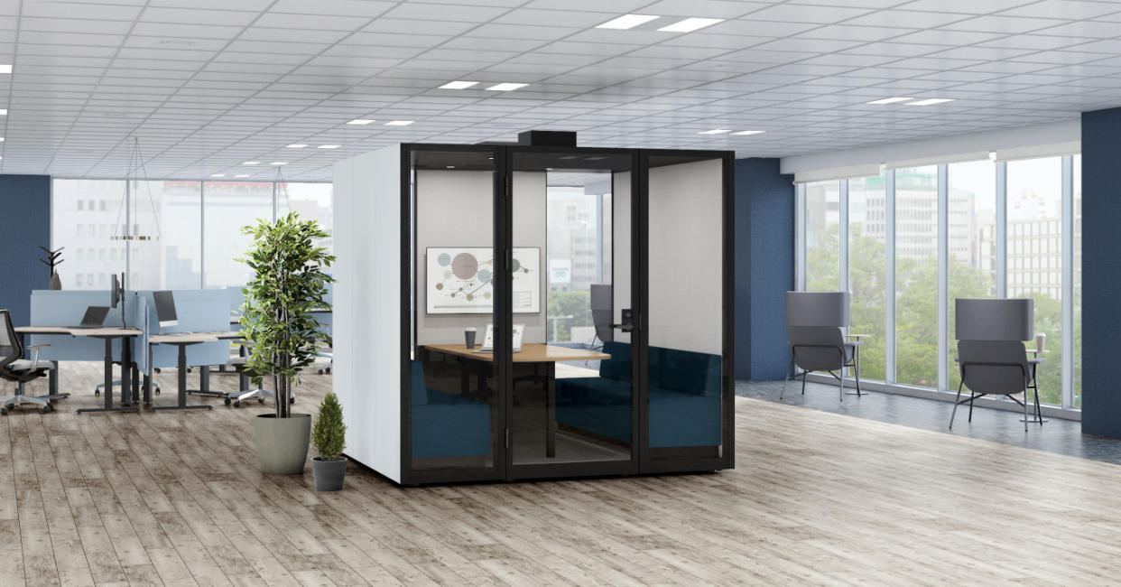 ワイドサイズの可動式ブース「WORKPOD FLEX WIDE（ワークポッド フレックス ワイド）」