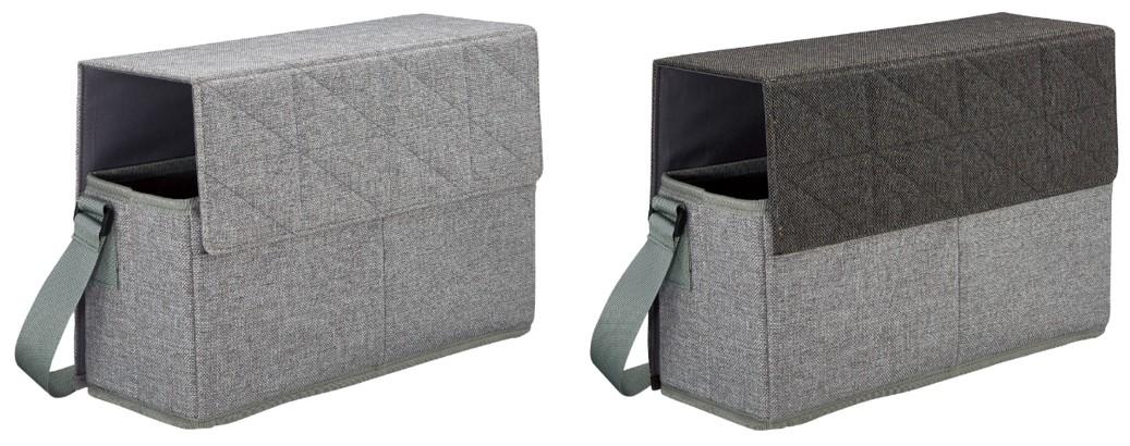 （左）アッシュグレイ　（右）ブラウンブラック＆アッシュグレイ