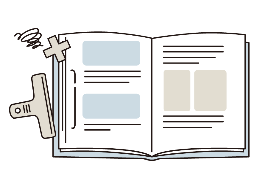 本に寄り添う文鎮_困りごと01