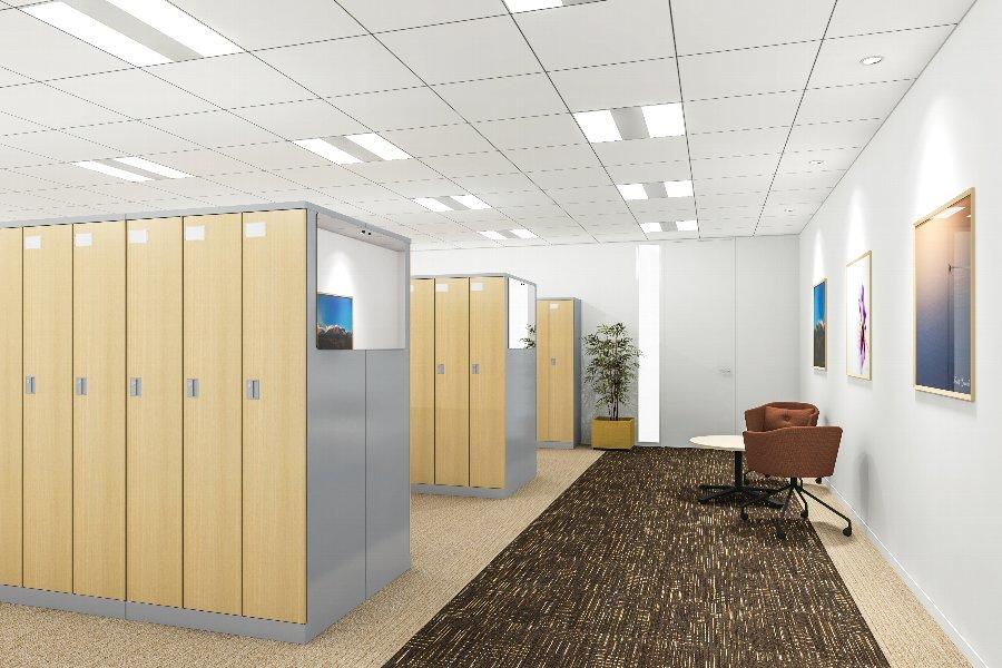 写真：ロッカー「C ｆorｔ（シーフォート）」のレイアウトイメージ