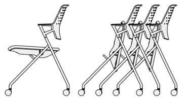 図：水平スタックのイメージ
