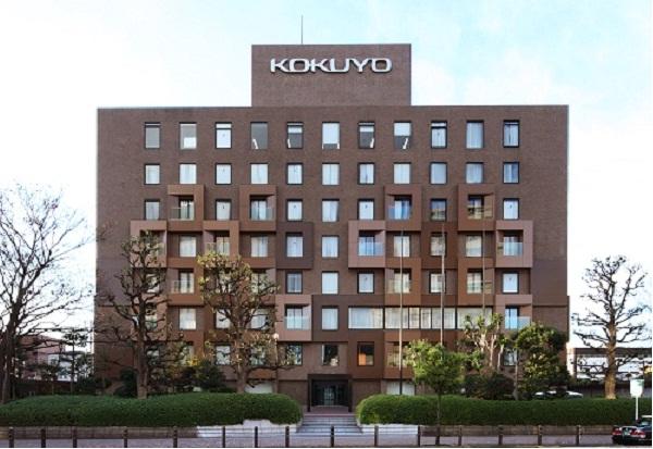 写真：本社本館ビルの補強後