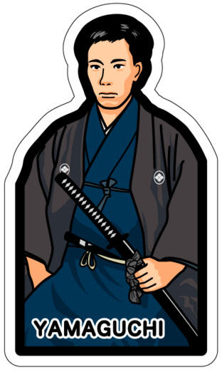 写真：「全国都道府県・ご当地フォルムカード」 縦タイプ／山口県