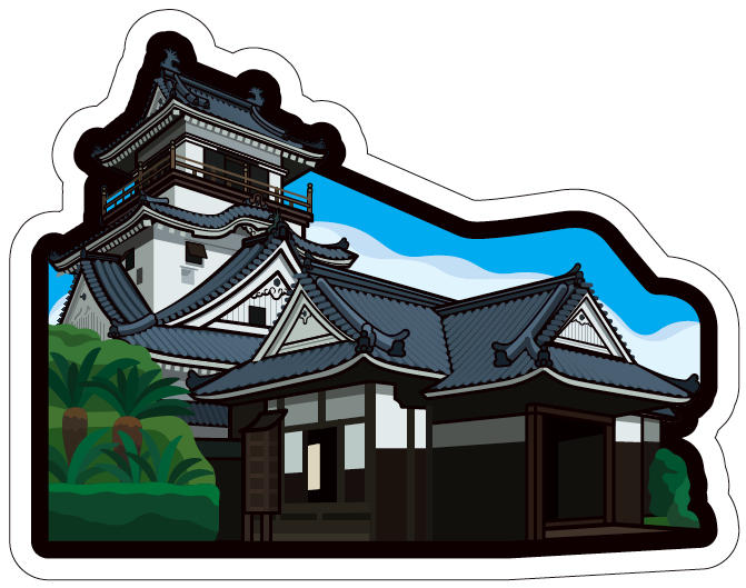 ④高知城
