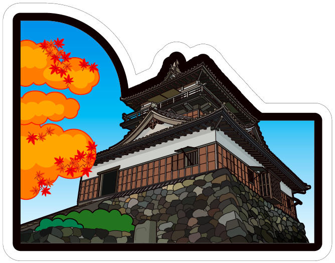 ②丸岡城