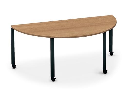 ミーティング用テーブル半円形