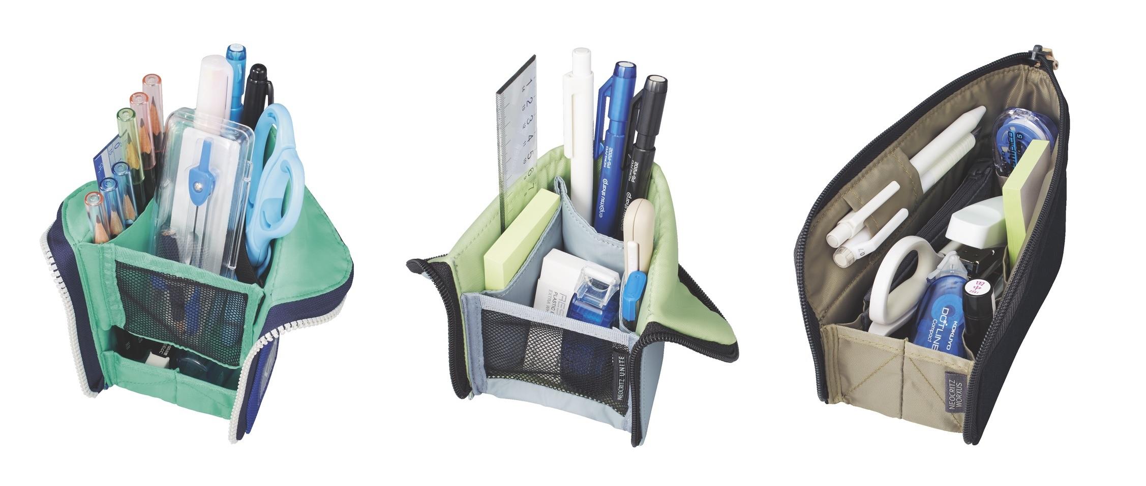 左から「ネオクリッツ　ハイル」、「ネオクリッツ　ユニテ」、「ネオクリッツ　ワークサス」の使用例