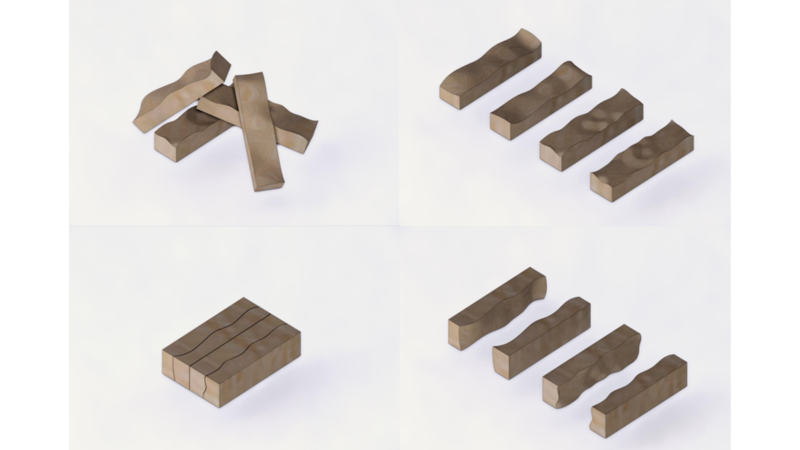 薪オブジェクト・手触り