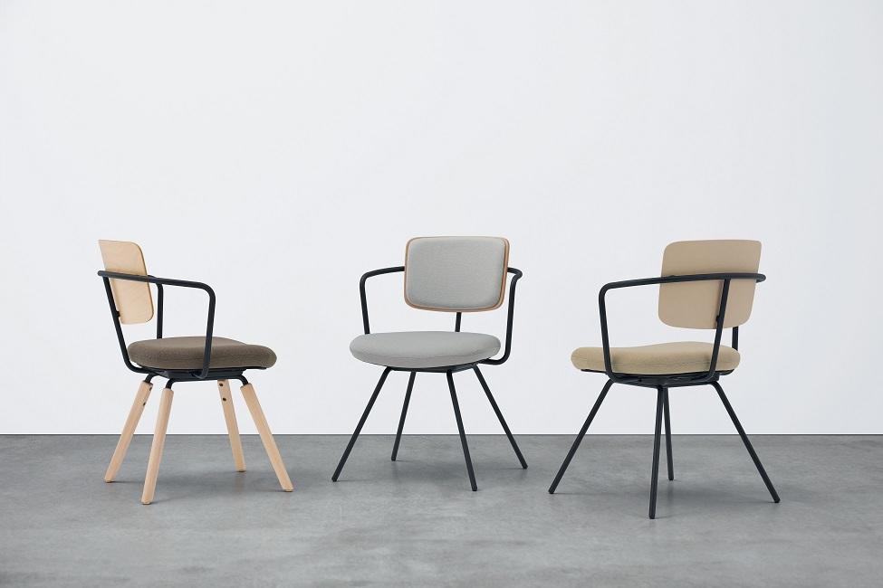 カジュアルチェアー「Liite」のフレームタイプ