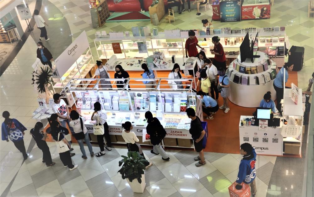 2024年8月に出店したベトナム ホーチミンでのPOP UP SHOPの様子