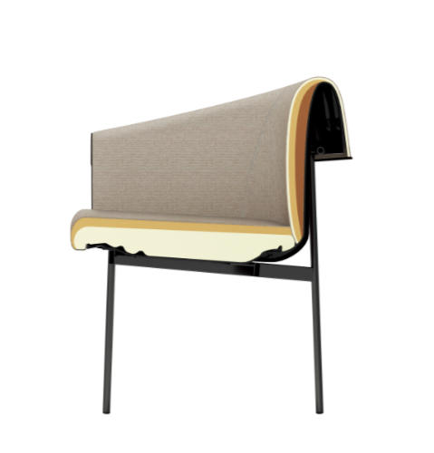 体にフィットする快適な座り心地