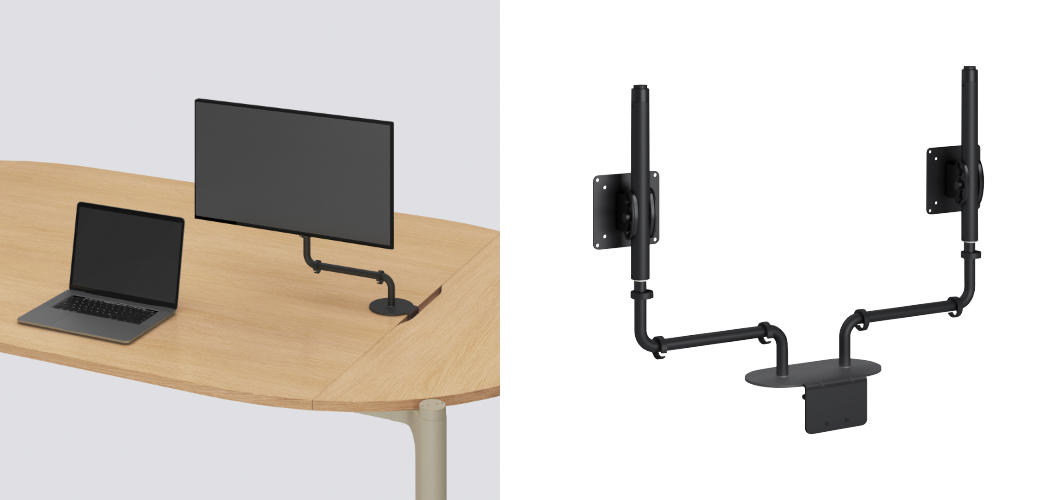 左から「Lタイプロング」の設置イメージ、「デュアルタイプ」