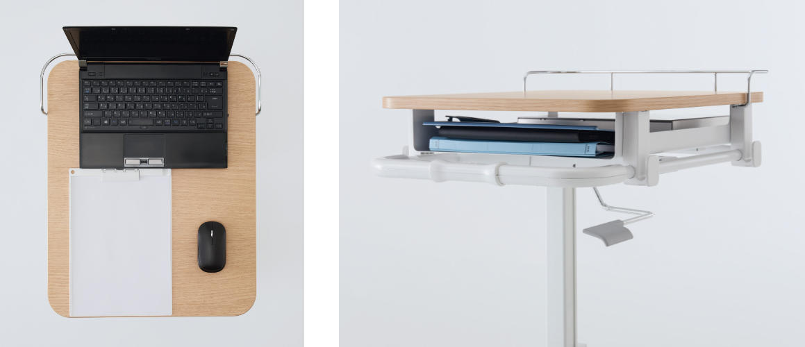 広々としたグランデテーブルで作業効率アップ