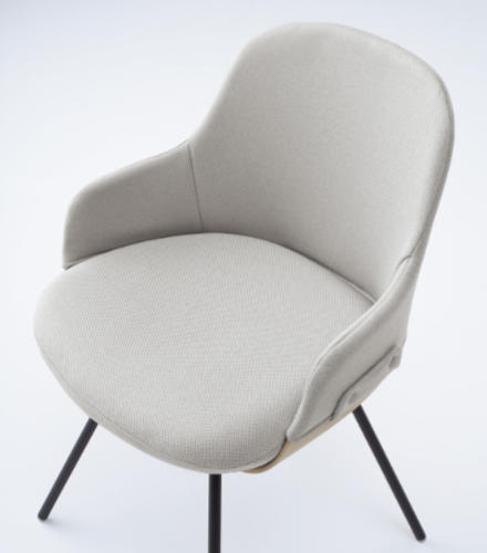 長時間の作業をサポートするチルト機構とシェル形状