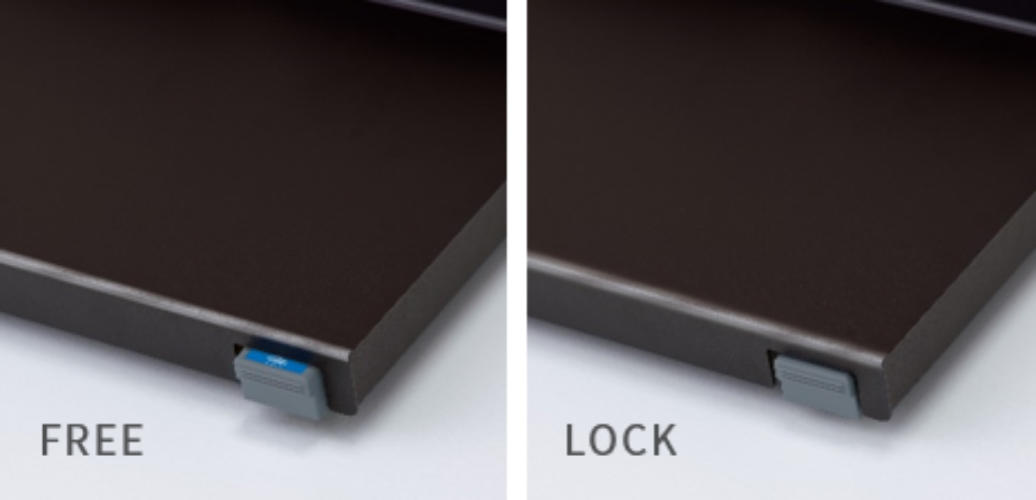 フレキシブルにレイアウトが可能なキャスター付ベース脚