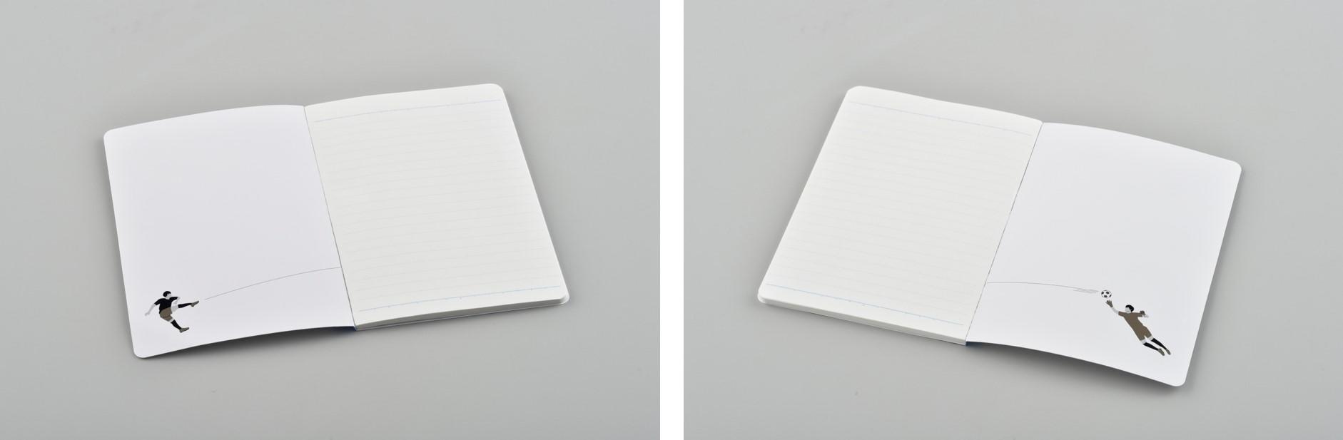 見開き時に見える表紙の裏面にも、オリジナルデザインを施しました。