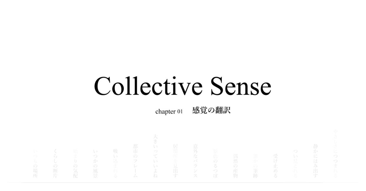 写真展「Collective Sense」