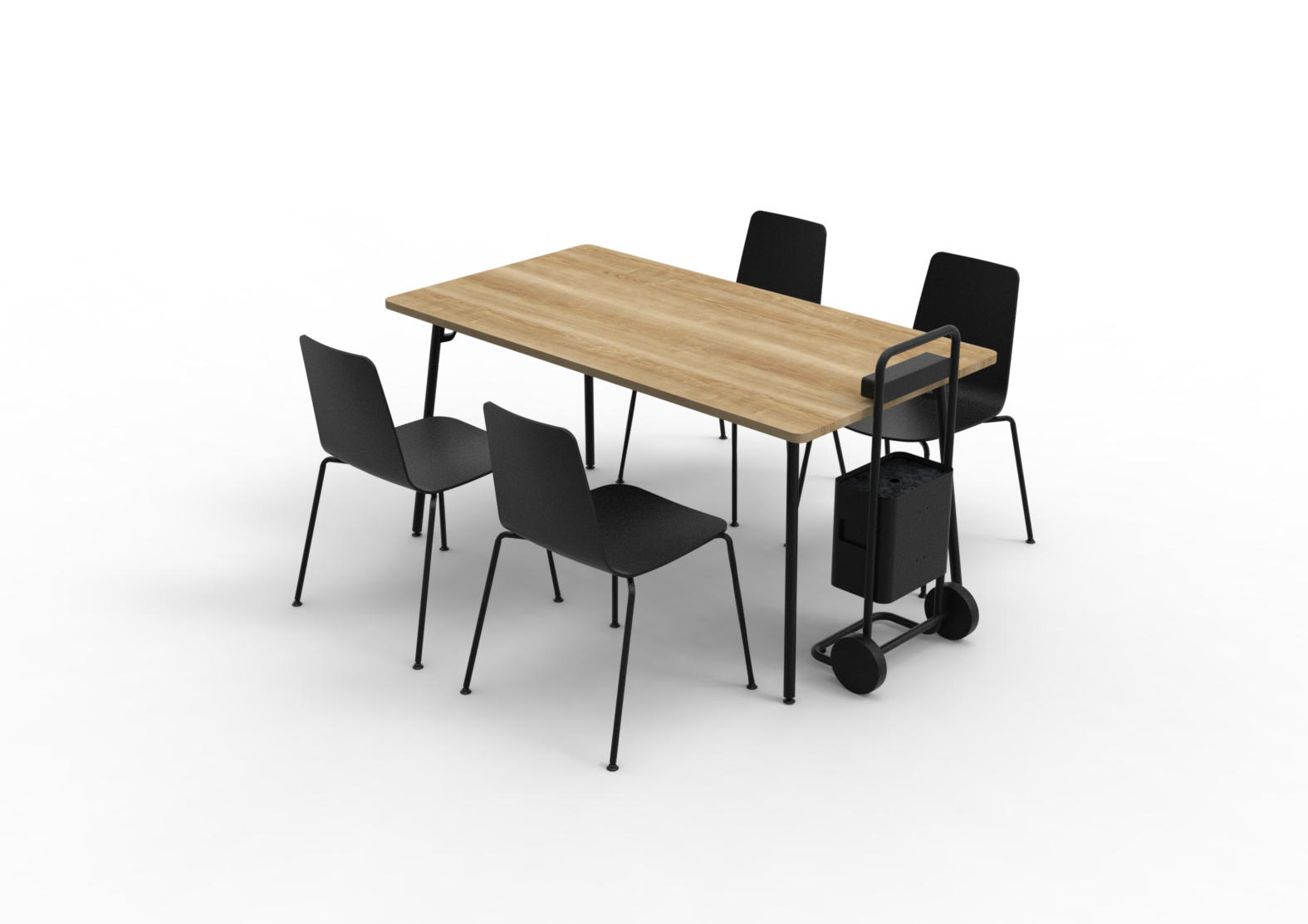 「エナジーカート」と「ポータブル電源」の使用イメージ