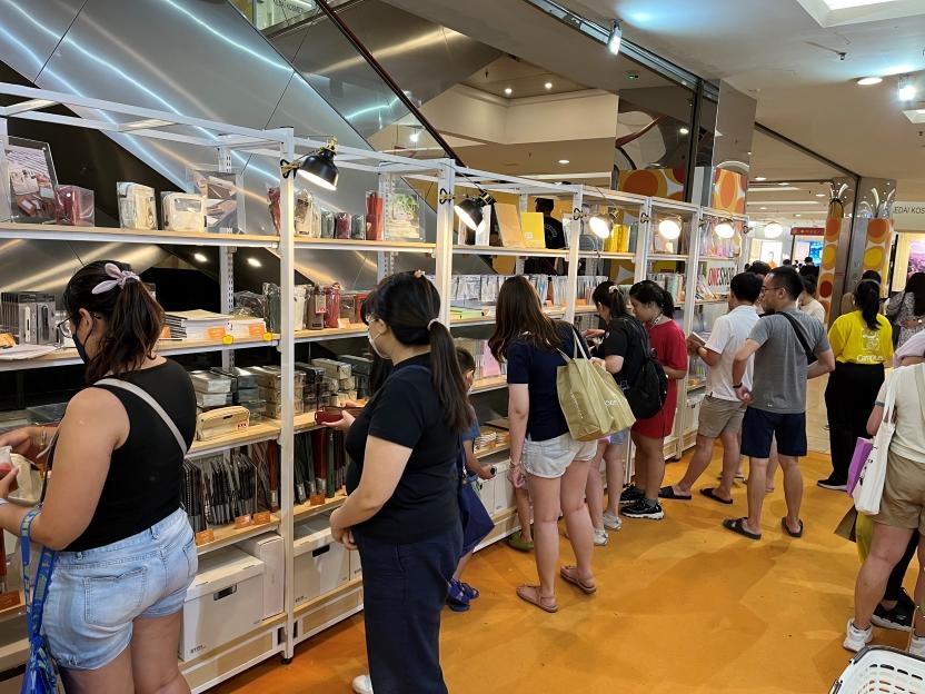   2023年6月に出店したマレーシアでのPOP UP SHOPの様子