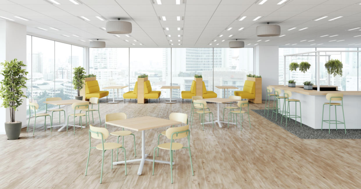 「スポットサウンドマスキング」の設置イメージ