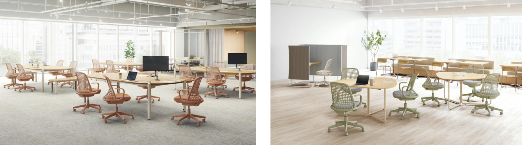 「hug knit」を設置した空間イメージ