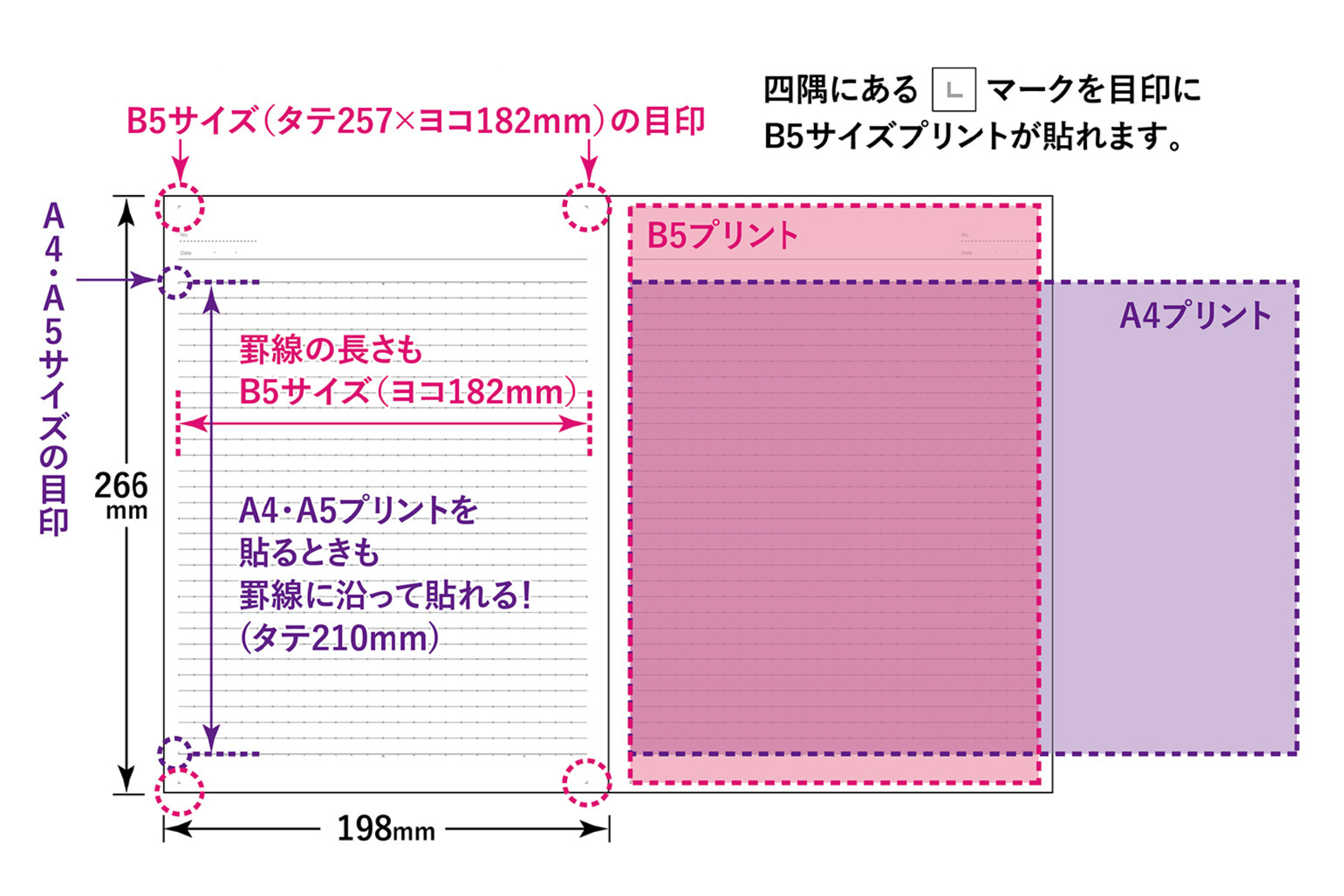 プリント貼付用　特長画像２