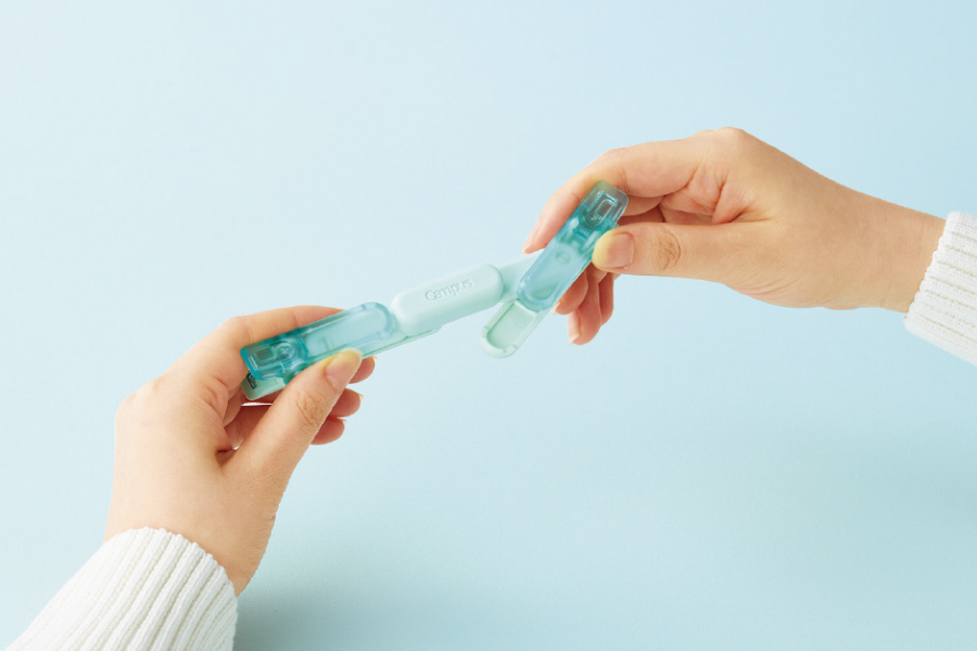 キャンパス ペンのように持ち運べるブッククリップ 使い方1