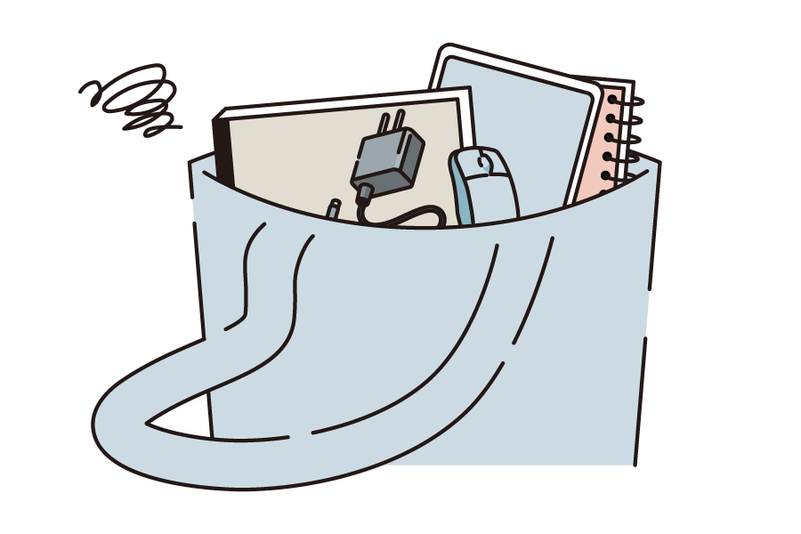 2つ折りドキュメントファイルの困りごと画像1