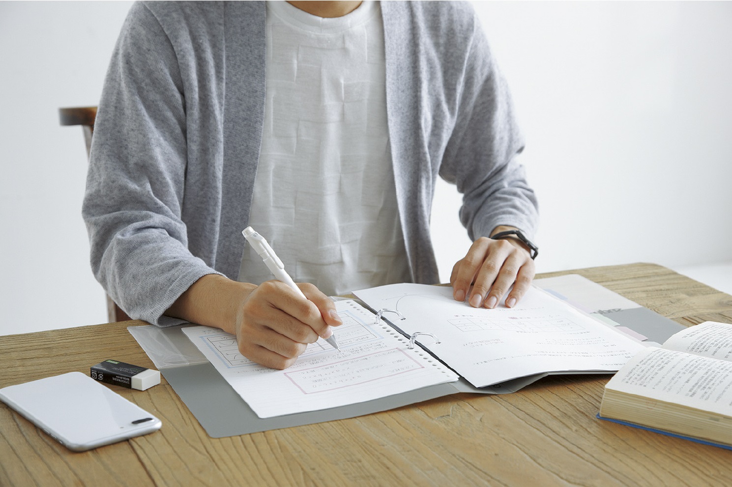 キャンパス 2穴バインダー特長小画像２