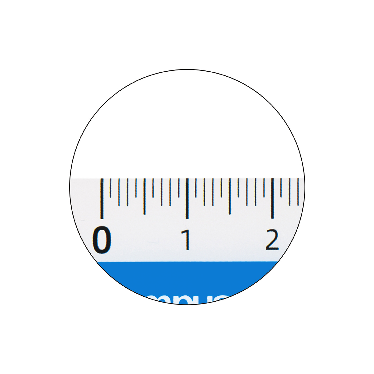 キャンパス 暗記用シートにもなる定規　特長小画像３