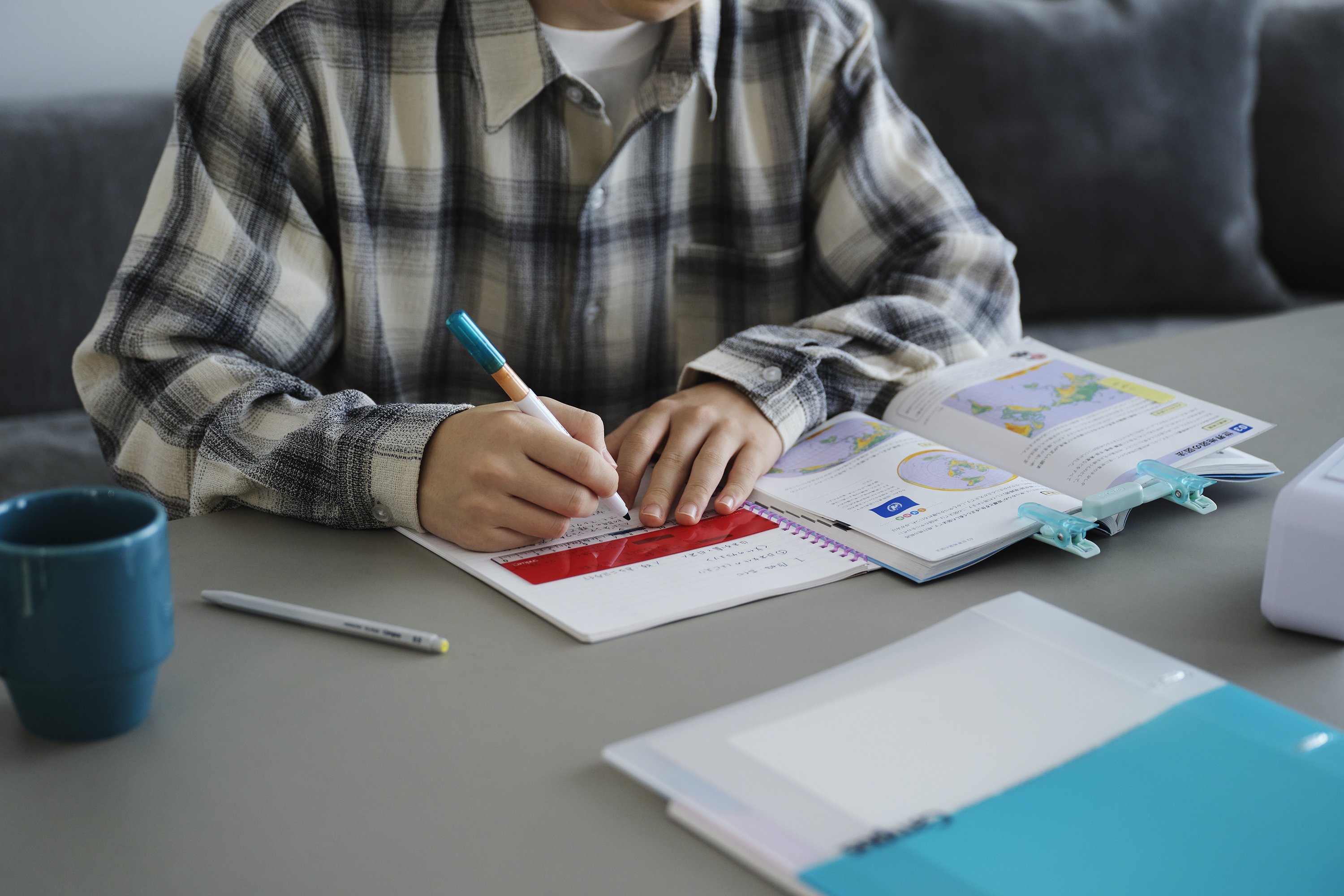 キャンパス暗記用シートにもなる定規KC