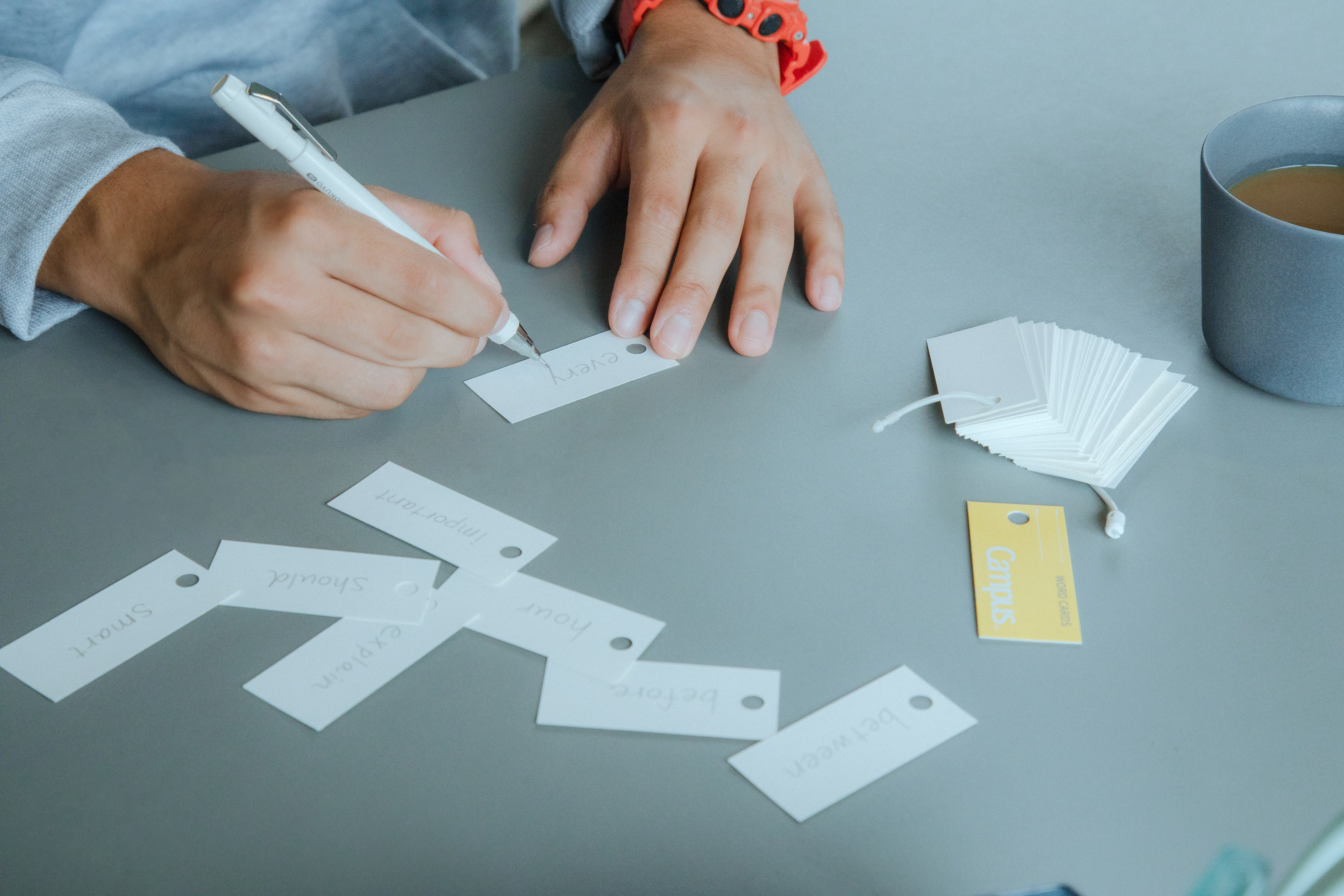 キャンパス単語カードキービジュアル