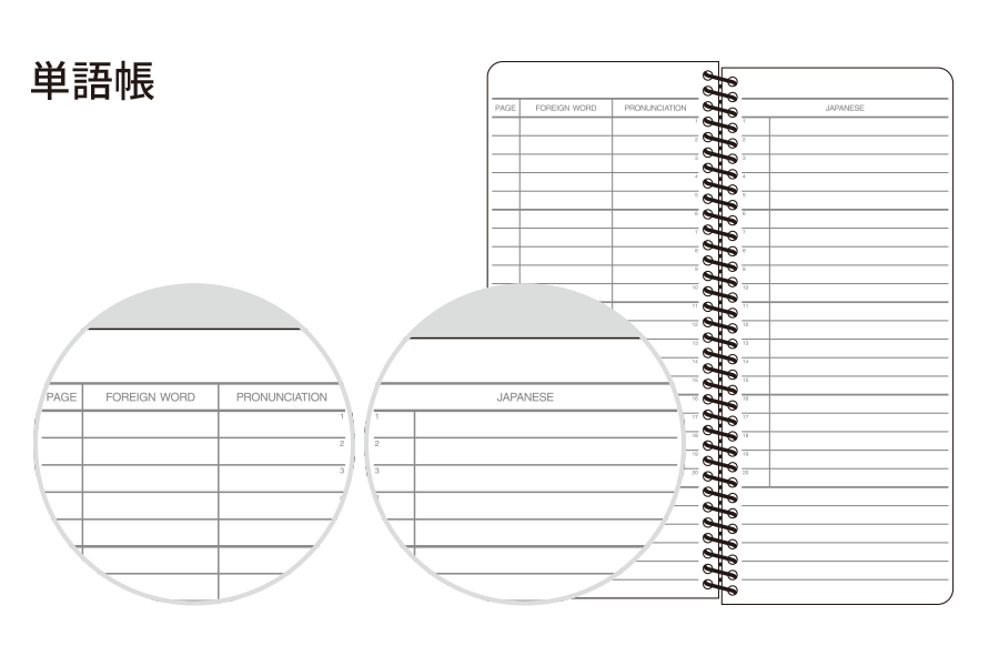 キャンパスノート　単語帳