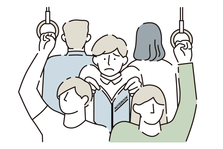 スキマ時間で勉強できるポケットノート困りごと1