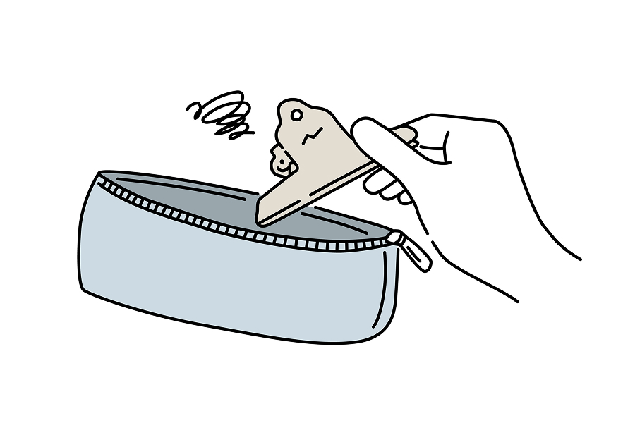 キャンパス ペンのように持ち運べるブッククリップ　困りごと1